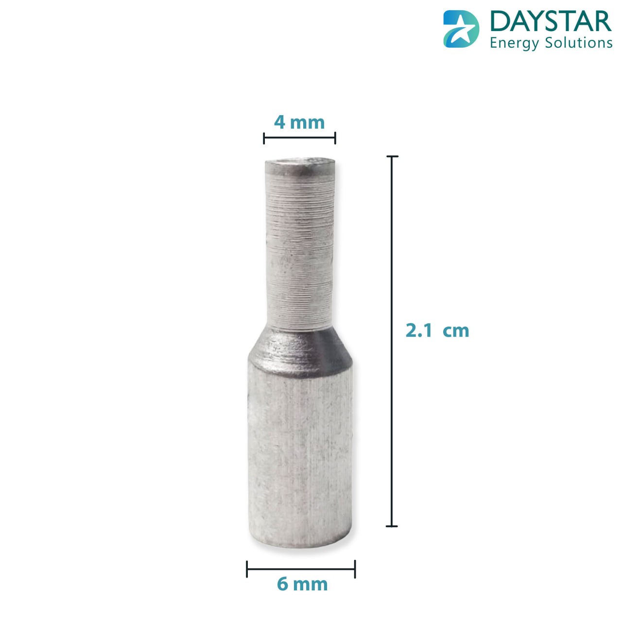 6sq.mm Aluminium crimping pin type lugs - 1 Nos 6sq.mm Aluminium crimping pin type lugs - 1 Nos