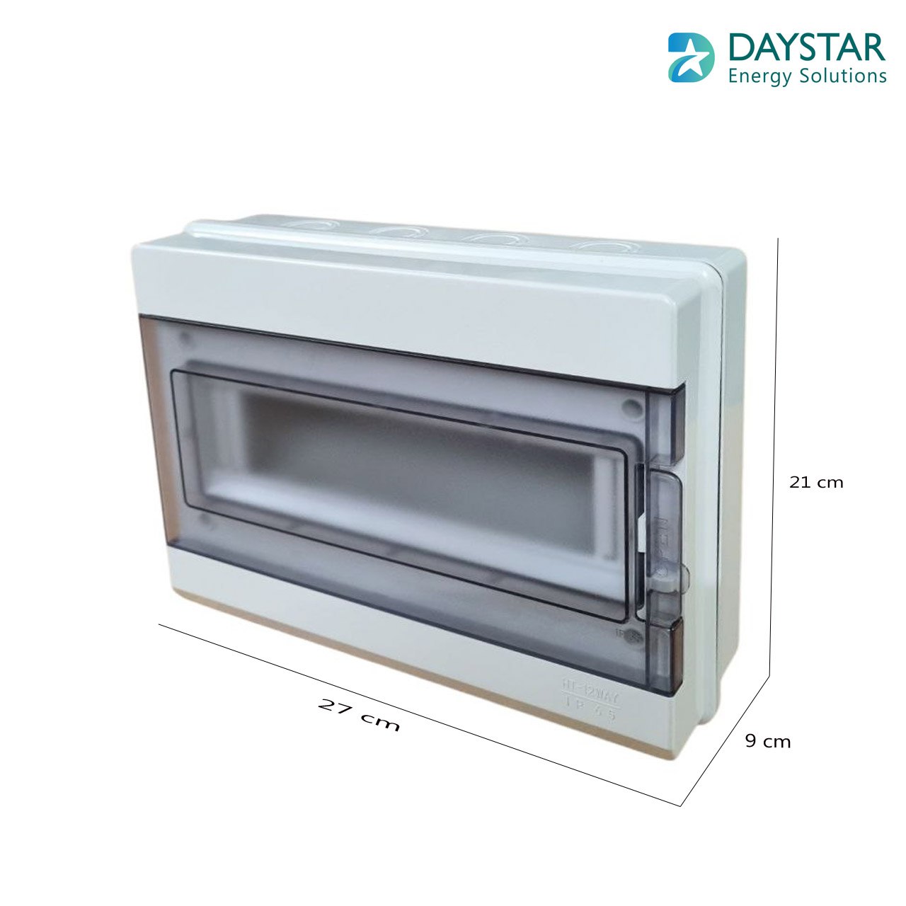 Type 2 - Weatherproof 12-Way MCB Box with Clear PVC Enclosure and Open-Type Cover for Power Distribution (27cm x9cm x21cm) Type 2 - Weatherproof 12-Way MCB Box with Clear PVC Enclosure and Open-Type Cover for Power Distribution (27cm x9cm x21cm)