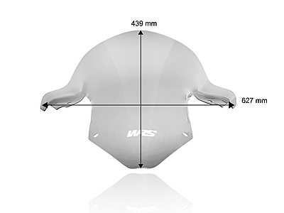 WRS Race High Windscreen Transparent for BMW S1000RR 2023 Onwards