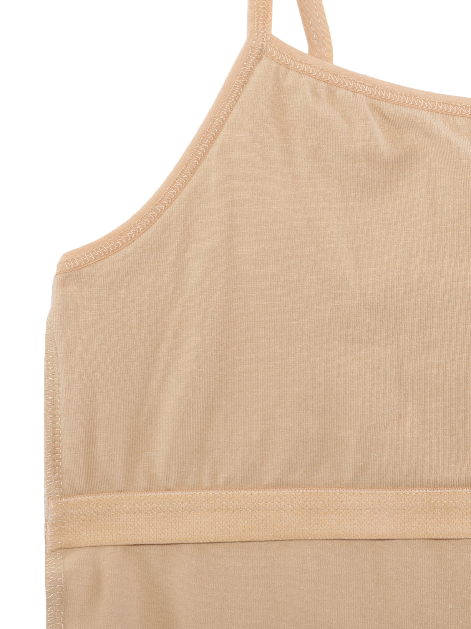 Padded Tank Top For Teens | Flat Padding Covers Nipple Buds | Perfect To Wear Under School Uniform pack of 2 beige and white Padded Tank Top For Teens | Flat Padding Covers Nipple Buds | Perfect To Wear Under School Uniform pack of 2 beige and white