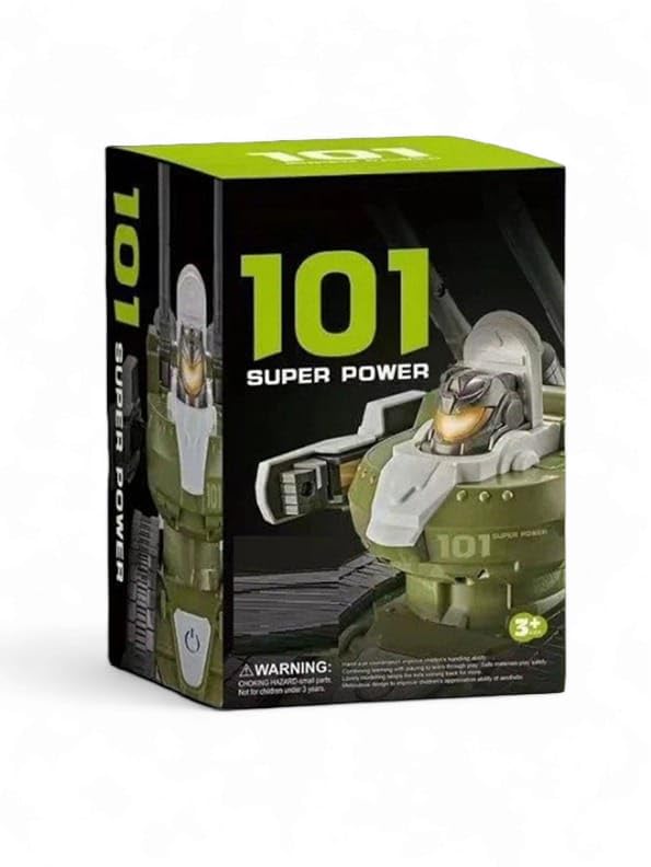 101 Super Power Tank Toy, Light & Music