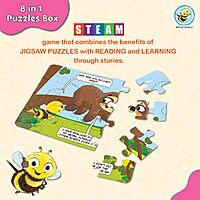 Story Based S.T.E.A.M Learning, 8 Jigsaw Puzzles, 200 Pieces