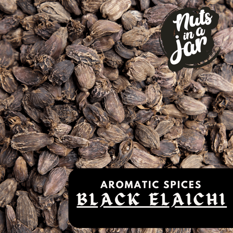 Aromatic Spices Black Elaichi 100 Grams Aromatic Spices Black Elaichi 100 Grams