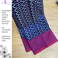 IKKAT  MERCERISED  COTTON SAREE   BGHSDIC23308