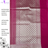 KATAN SILK SAREE   USTSSIL23488