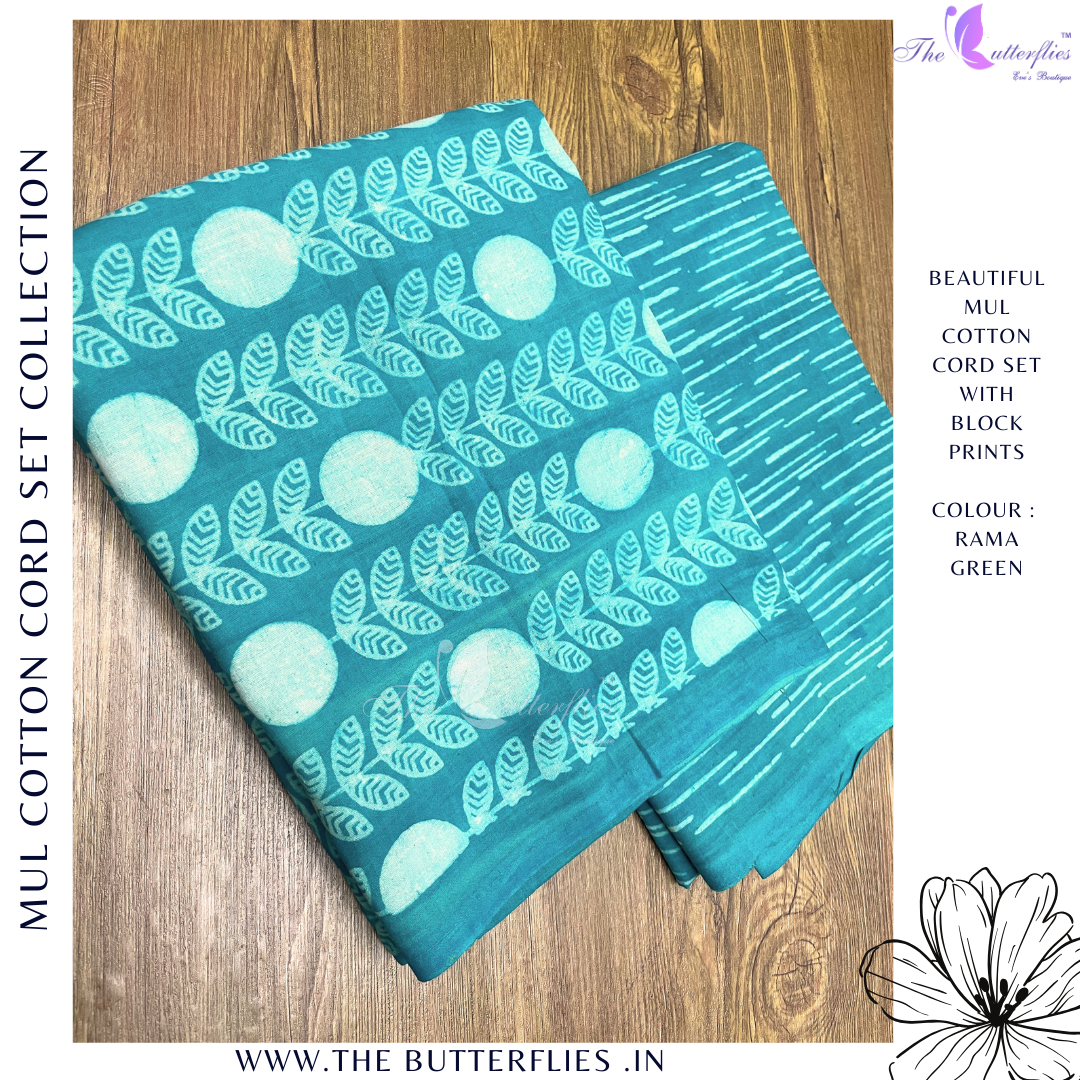 MUL COTTON CORD SET SHPCSTC24089