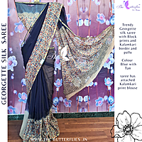 GEORGETTE SILK SAREE ORDSGRS24319 GEORGETTE SILK SAREE ORDSGRS24319