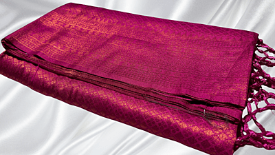 Softy Kubera Single Color Silk Saree - Onion Pink