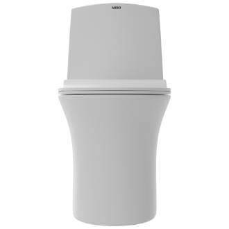 OPC-21211PP Prime Siphonic One Piece Closet S Trap (9" Inch) With Soft Close Seat Cover With Hinges, Fixing Accessories Set and Accessories Set, Cistern Fittings