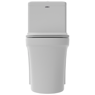 OPC-26121PP Cosmo Washdown One Piece Closet P Trap With Soft Close Seat Cover, Hinges, Fixing Accessories Set and Accessories Set, Cistern Fittings