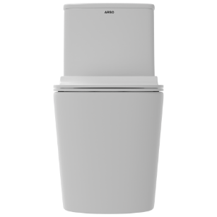 OPC-29211PP Lavish Siphonic One Piece Closet S Trap (9" Inch) With Soft Close Seat Cover With Hinges, Fixing Accessories Set and Accessories Set, Cistern Fittings