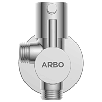 EL-1807 2 Way Angle Cock With Wall Flange