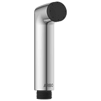 HF-12 ABS Round Health Faucet With Hook & 1.2 Mtr. S.S. Tube