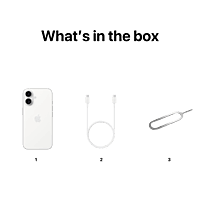 Apple iPhone 16 (White, 128 GB) Apple iPhone 16 (White, 128 GB)