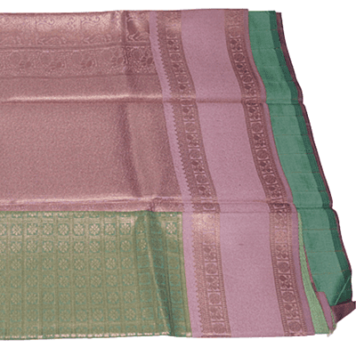 Ruchi Saree (Light Green + Peach)