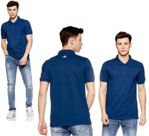 Addas Poly Cotton T-Shirt, Article No.BS0674