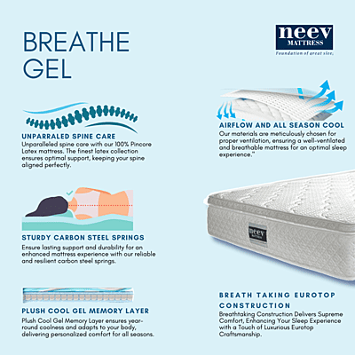 Neev 9 Inches Cool Gel Mattress