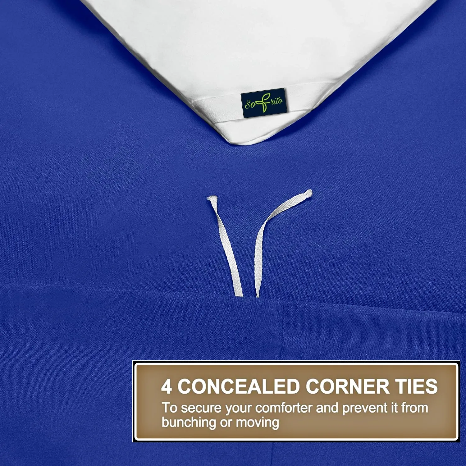 Duvet / Comforter Cover Microfiber 300 TC Plain Ultra soft - Royal Blue Duvet / Comforter Cover Microfiber 300 TC Plain Ultra soft - Royal Blue