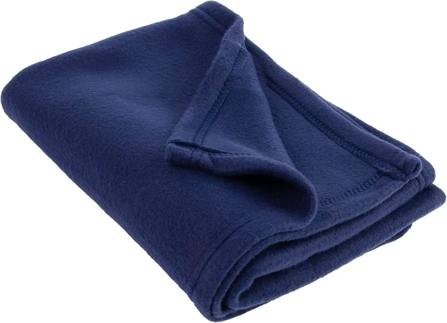 Fleece Blanket – Navy Blue | Lightweight & Travel-Friendly | Budget-Friendly | Basic Quality Fleece Blanket – Navy Blue | Lightweight & Travel-Friendly | Budget-Friendly | Basic Quality