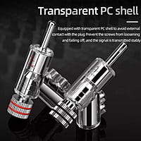 Banana Plug Y-Shaped Adapter Rhodium Plated - Black - BP-YRPB Banana Plug Y-Shaped Adapter Rhodium Plated - Black - BP-YRPB