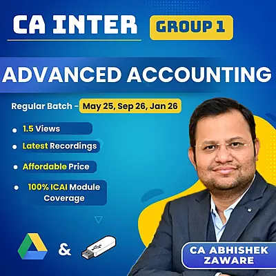 CA Inter Advanced Accounting (Group 1) By CA Abhishek Zaware