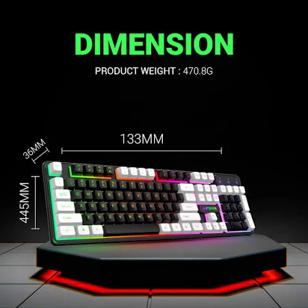 Ant Esports KM1400 Pro Backlit Membrane Gaming Keyboard