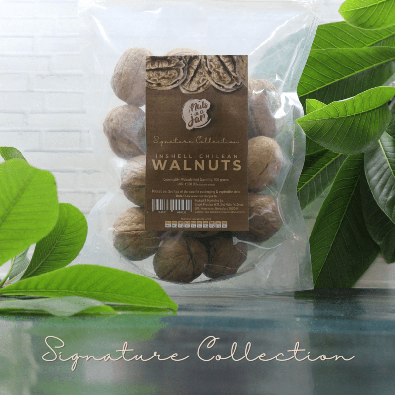Nuts in a Jar Chilean Walnuts with Shell Signature 250 Grams Nuts in a Jar Chilean Walnuts with Shell Signature 250 Grams