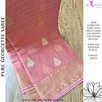 PURE GEORGETTE SAREE  VFLSGRS23921