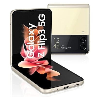 Samsung Galaxy Z Flip3 5G (Cream, 8GB RAM, 256GB