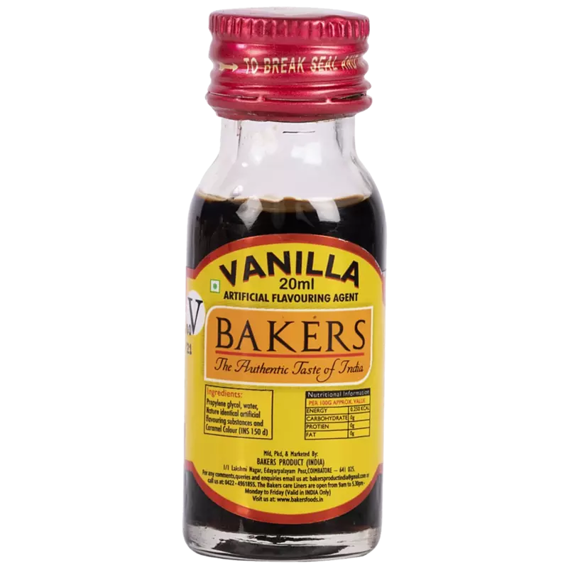 Bakers Vanilla black essence 20ml