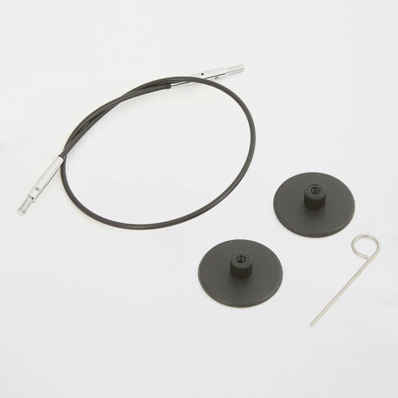 KnitPro Black Stainless Steel Cable for Interchangeable Tips KnitPro Black Stainless Steel Cable for Interchangeable Tips
