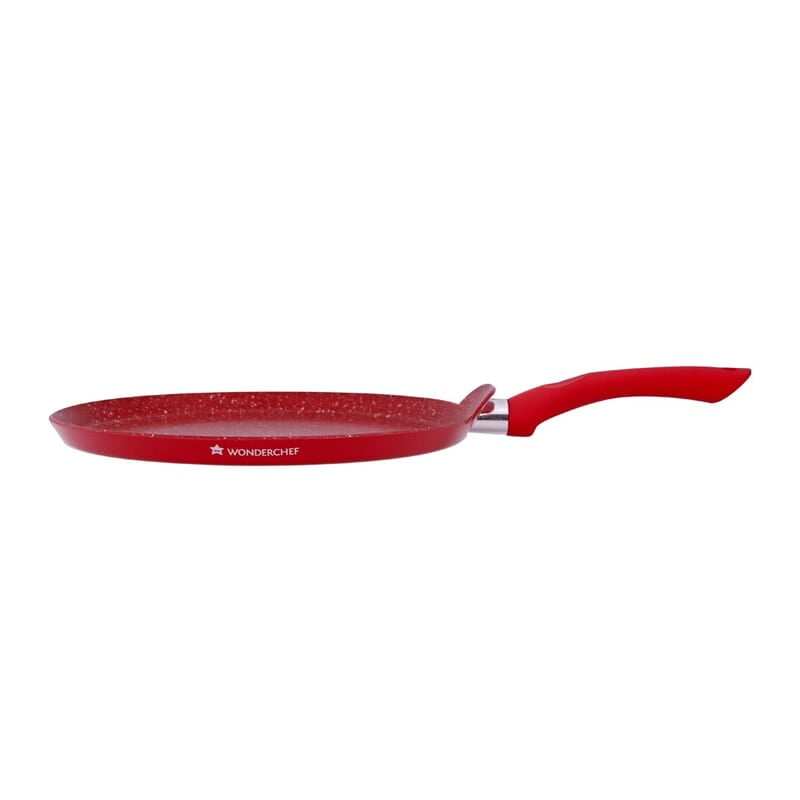 Wonderchef Royal Velvet 30 cm Non-Stick Dosa Tawa 3 mm Virgin Grade Aluminium