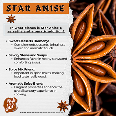 Aromatic Spices Star anise 100 Grams Aromatic Spices Star anise 100 Grams