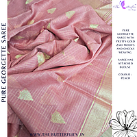 PURE GEORGETTE SAREE  VFLSGRS23921