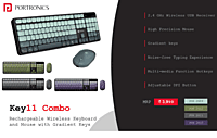 keyboard Portronics combo