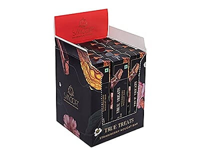 SMOOR Premium Strawberry Nougat Bar Gift Hamper Special Occasions Pack of 15