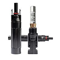 MC-4 in-Line Fuse Connector without Fuse ( Pack of  1)