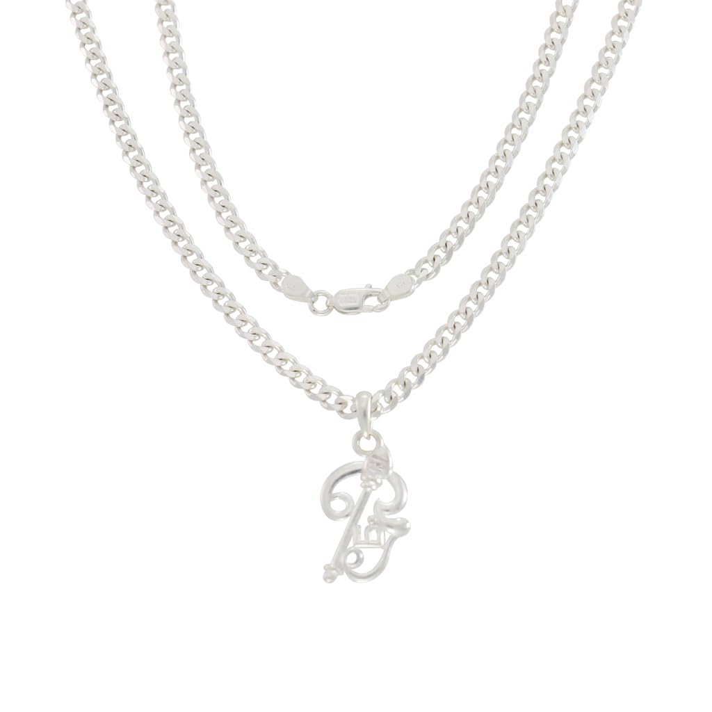 Sterling Silver Chain With God Kartikeya Subrahmanya Pendant Sterling Silver Chain With God Kartikeya Subrahmanya Pendant