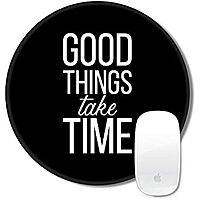 Sublimation Printed  Round Mouse Pad Time Limited Sarcastic Multicolour Size 8x8 inches