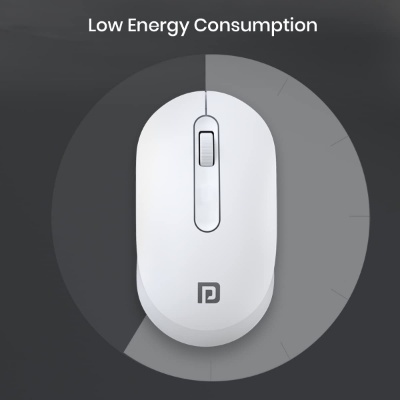 Portronics Toad 13 2.4 GHz Wireless Optical Mouse with USB Nano Receiver, 1200 DPI Resolution Optical Sensor(White) Portronics Toad 13 2.4 GHz Wireless Optical Mouse with USB Nano Receiver, 1200 DPI Resolution Optical Sensor(White)