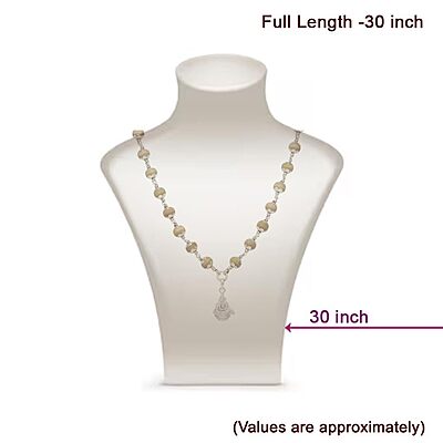 Silver Thulasi Ayyappan Mala–Sacred Tulasi Beads for Ayyappa