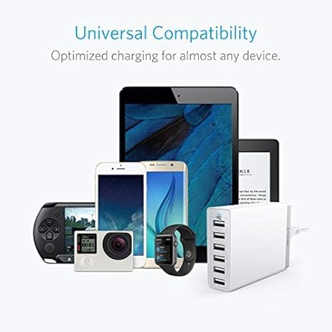 Raspberry Pi Cluster Power Supply - Anker Power Port 6 (60W)