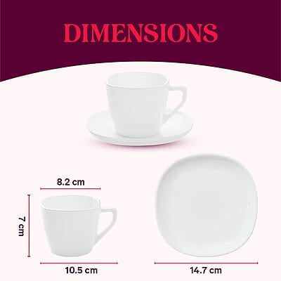 BOROSIL SET OF 3 MICROWAVABLE KNS SQUARE BLUE 320 ML