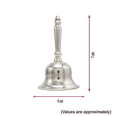 Silver Pooja Bell Silver Pooja Bell