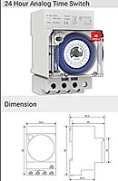 Havells 24 Hour Analog Time Switch (SST* - 30 min) Havells 24 Hour Analog Time Switch (SST* - 30 min)