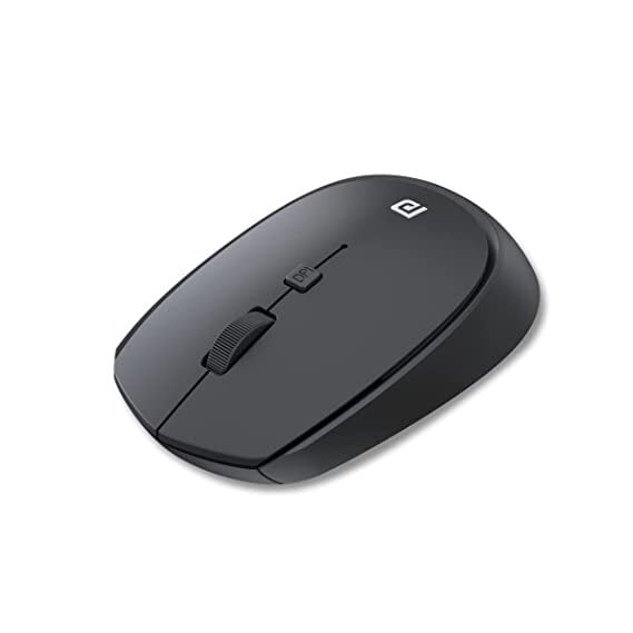 Portronics Toad 23 Wireless Optical Mouse with 2.4GHz, USB Nano Dongle, Optical Orientation, Click Wheel, Adjustable DPI(Black) Portronics Toad 23 Wireless Optical Mouse with 2.4GHz, USB Nano Dongle, Optical Orientation, Click Wheel, Adjustable DPI(Black)