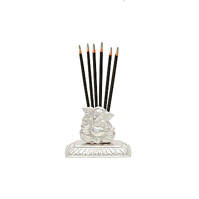 God Ornament Silver Vinayagar Idol