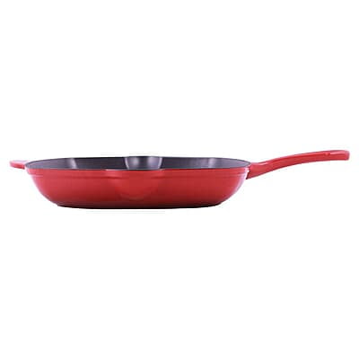 Wonderchef Ferro Cast-Iron 29.5 cm Grill Pan, 2.6L, 4.5 mm, Majolica Red Wonderchef Ferro Cast-Iron 29.5 cm Grill Pan, 2.6L, 4.5 mm, Majolica Red