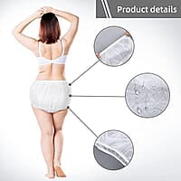 Adult Pull-On-Cover Pants,Incontinence Leak Protection, Washable Waterproof Incontinence Pants,Soft And Noiseless Swim Brief Adult Pull-On-Cover Pants,Incontinence Leak Protection, Washable Waterproof Incontinence Pants,Soft And Noiseless Swim Brief