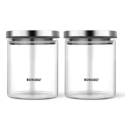 BOROSIL SET OF 3 CLASSIC JARS
